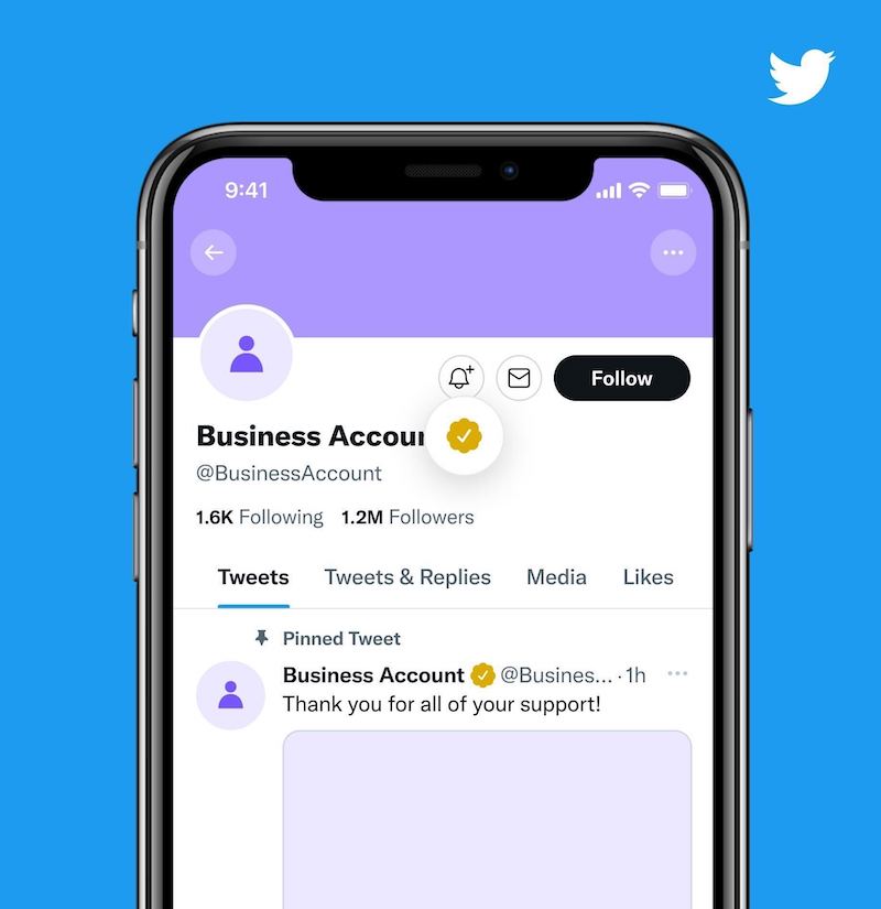 Twitter готовится к запуску Blue for Business