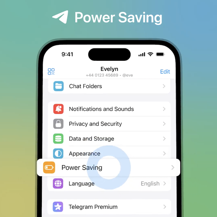 Telegram получил режим энергосбережения