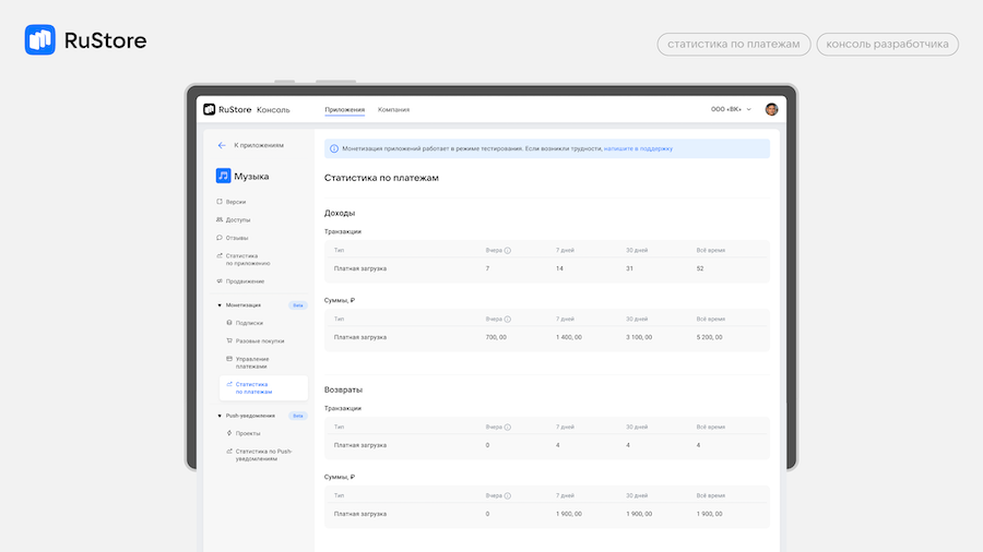 В RuStore появились платные приложения