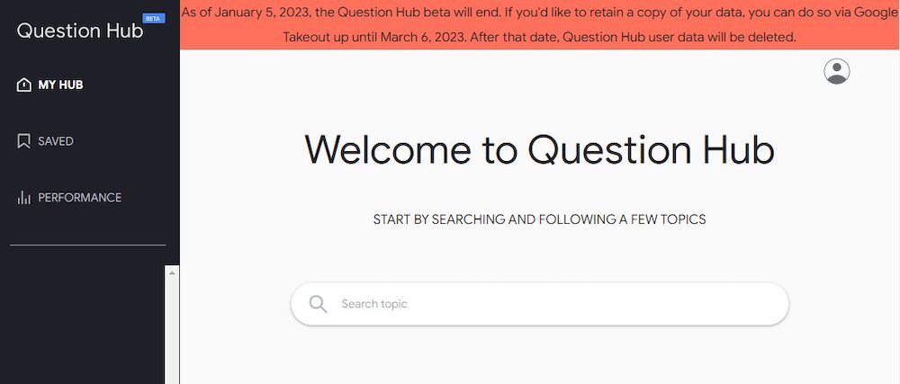 Google закрывает Question Hub