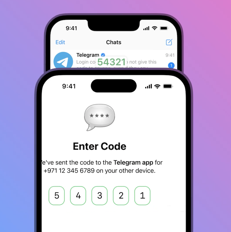 Telegram добавил авторизацию через Gmail и Apple ID